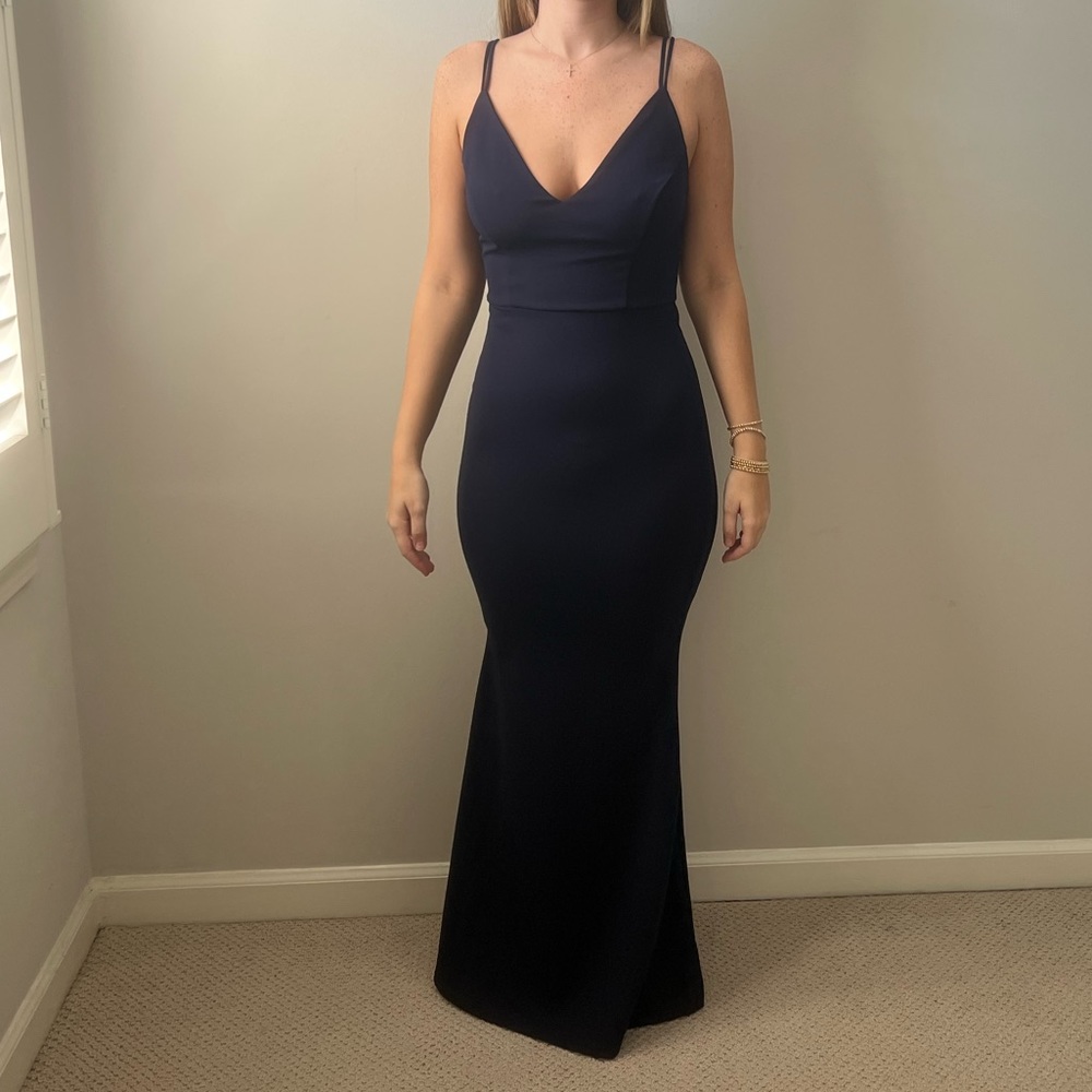 Navy blue dress Lulus